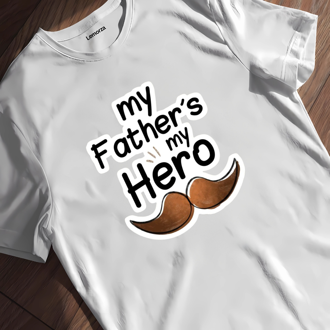 Father Quote Cotton T-Shirt