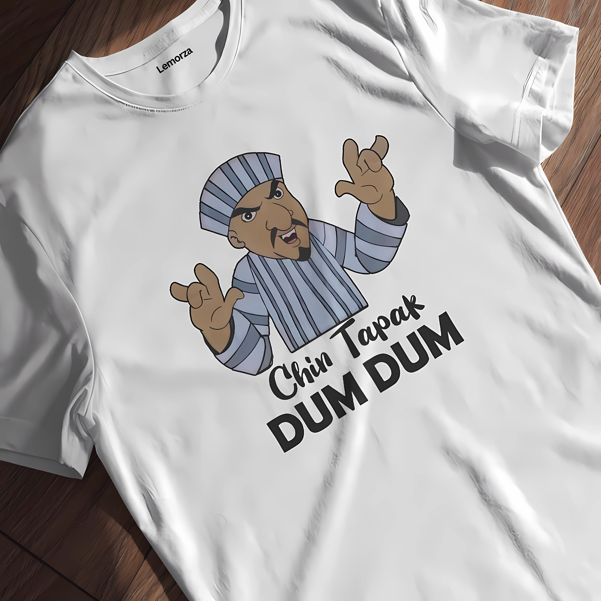Chin Tapak Dum Dum White T-shirt